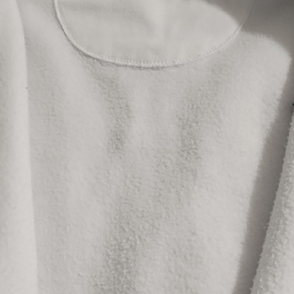 White Zip-Up Hoodie Sweat Shirt Jacket Carnival Cruisewear - Picture 8 of 14